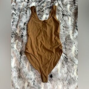 Camilla & Marc brown one piece swimsuit bathing suit sz 2